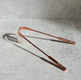 100% Copper Tongue Scraper